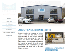 Tablet Screenshot of englishinteriorsltd.co.uk